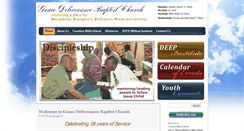 Desktop Screenshot of gracedeliverance.org